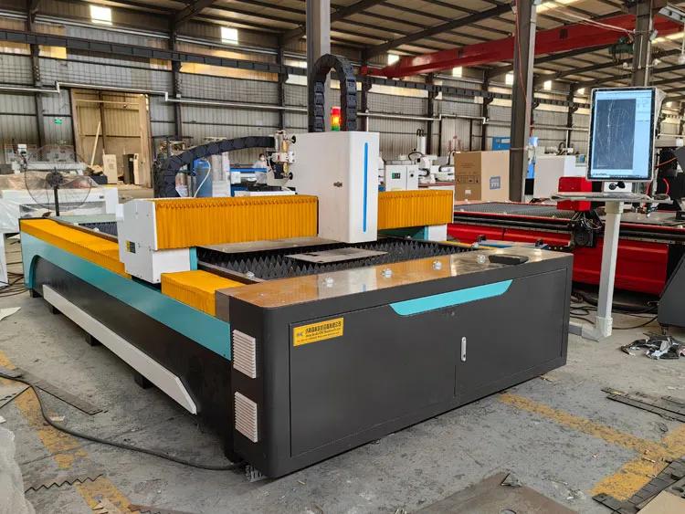 AccuPro laser cutting equipment in workshop