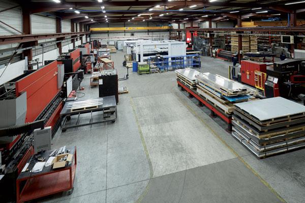 Workshop production and packing area